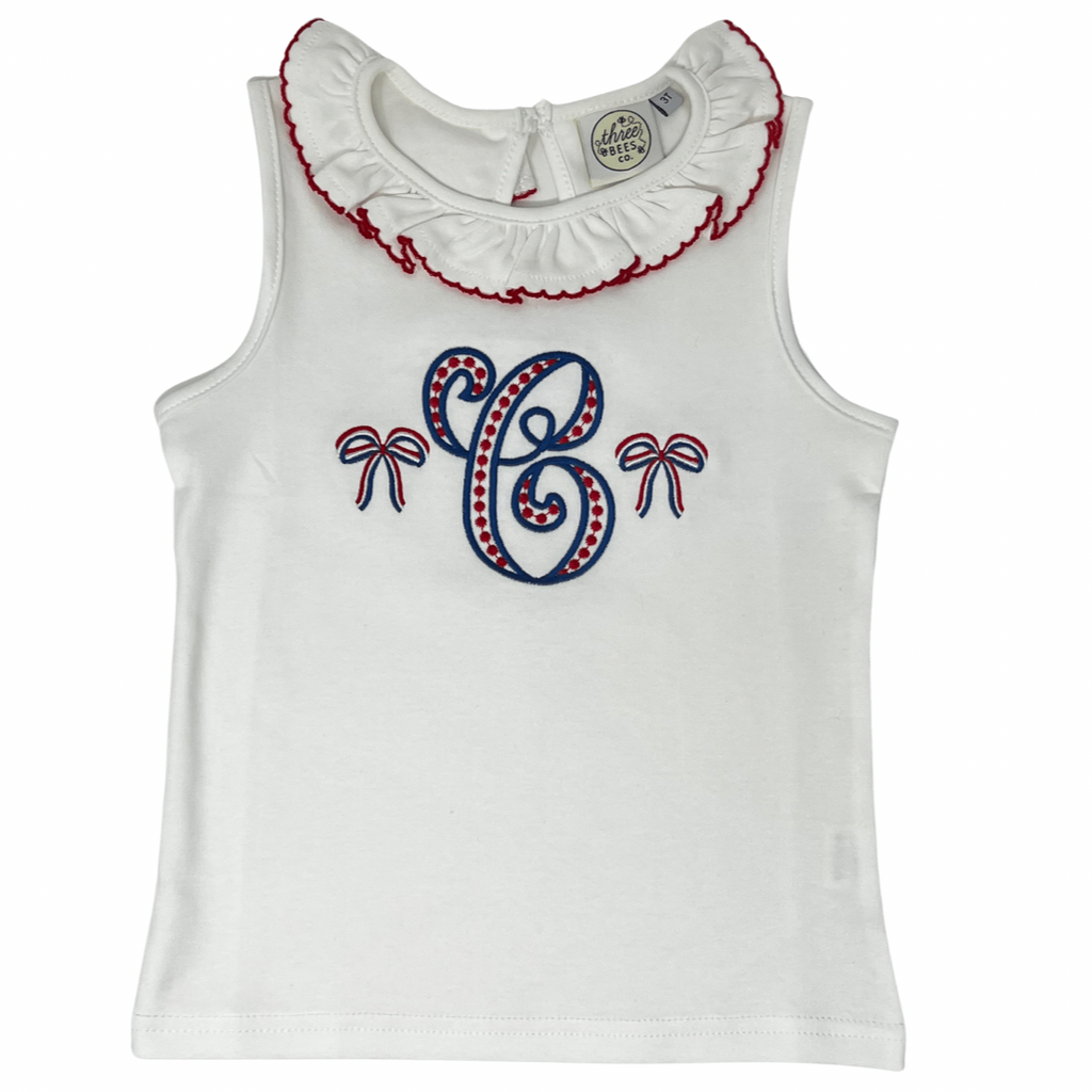 Mini Bow Monogram Top