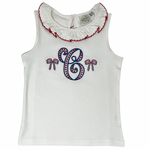 Mini Bow Monogram Top