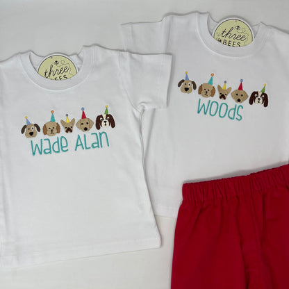 Puppy Dog Party Boys T-Shirt