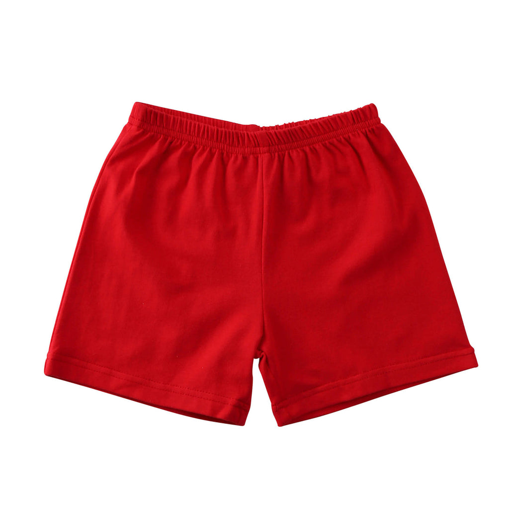8 Red Knit Short