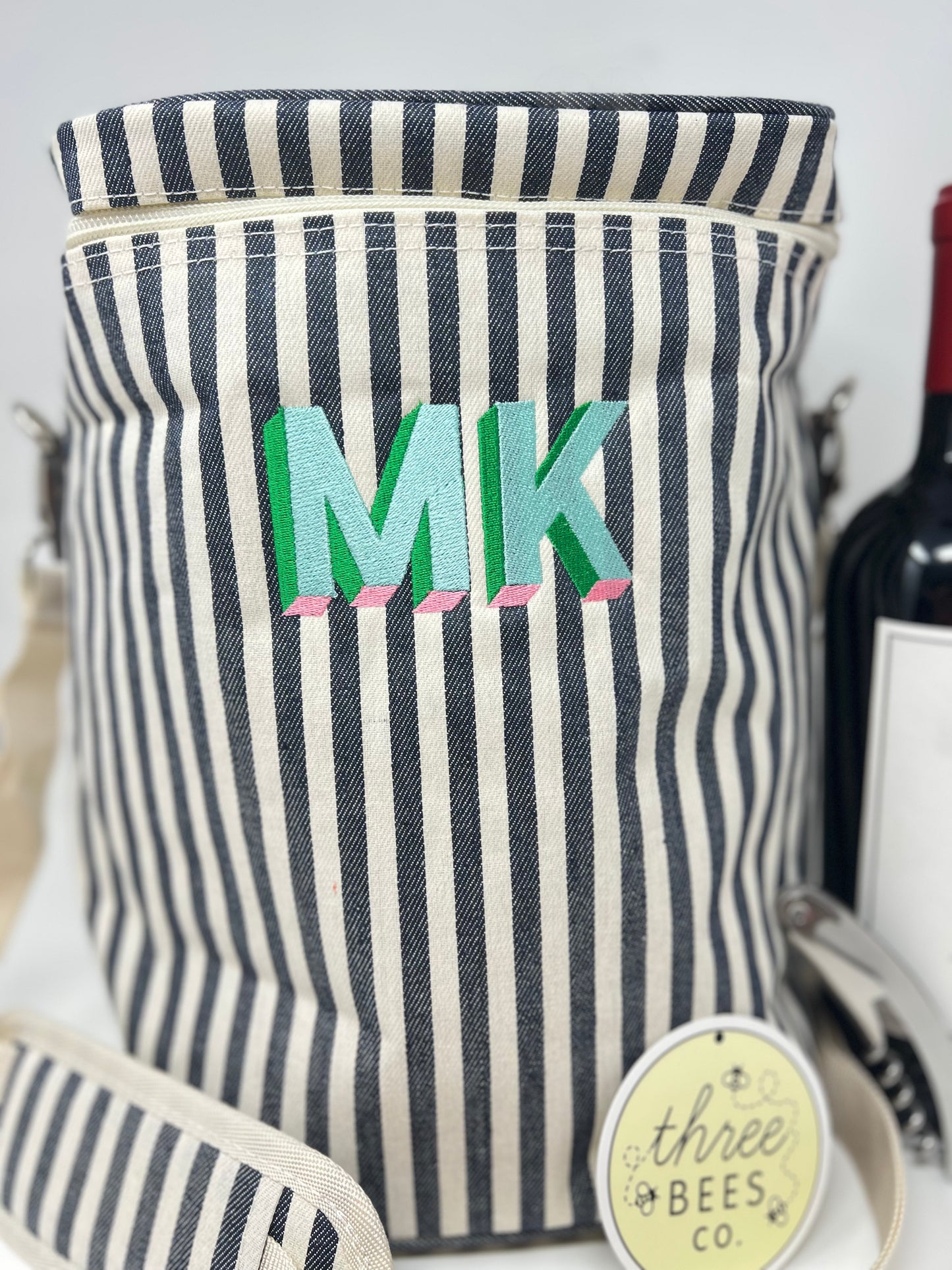 Insulated 4 Bottle Wine Tote