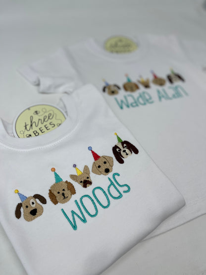 Puppy Dog Party Boys T-Shirt
