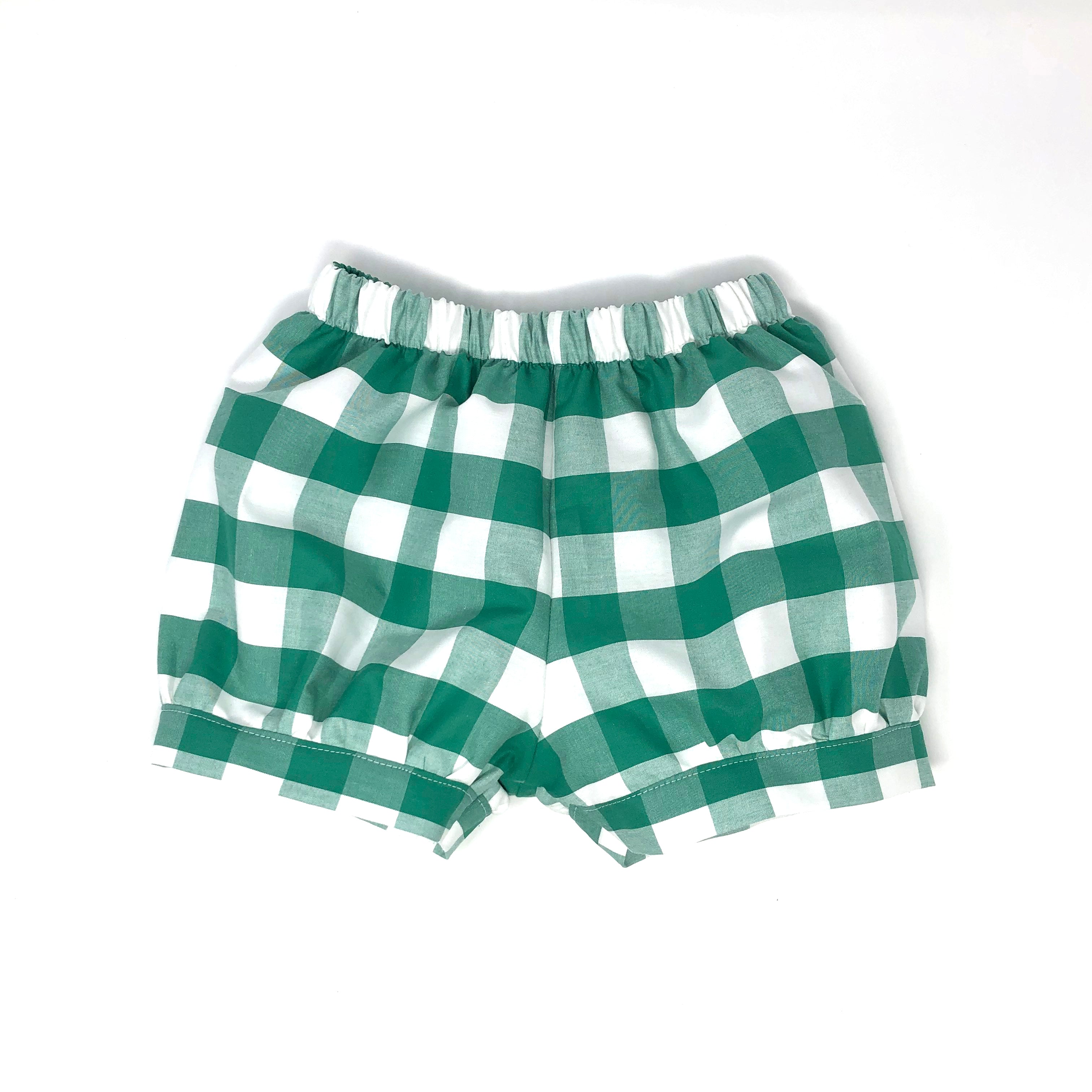 Buffalo Plaid Landon Fabric Banded Short (Unisex)
