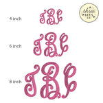 Monogrammed Girls Embroidered Top