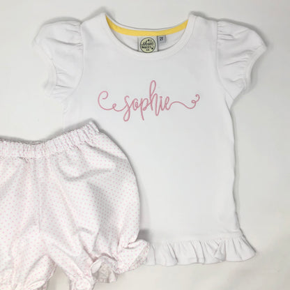 Personalized Girls Top (Multiple Options)