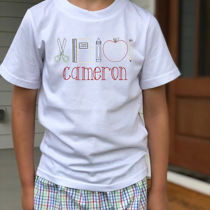 School Supplies Boys T-Shirt