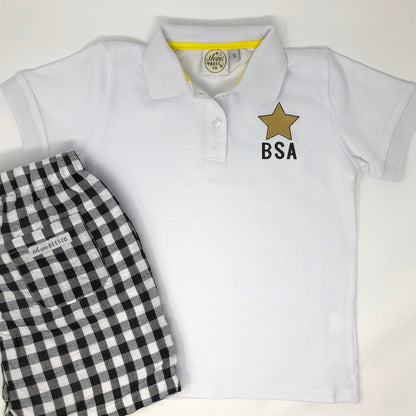 School Mascot Boys Collared Shirt (Multiple Teams Available)