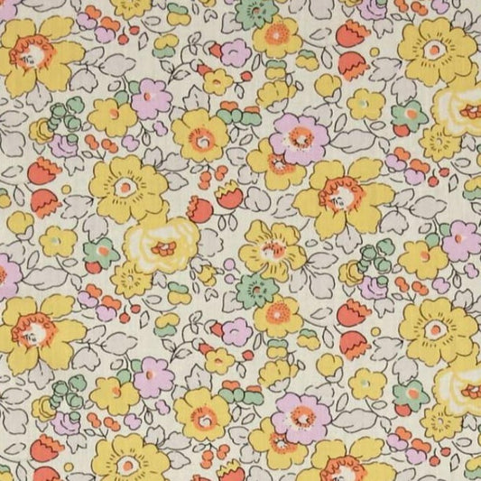 Liberty of London Fabrics Classic Tana Lawn Betsy Yellow